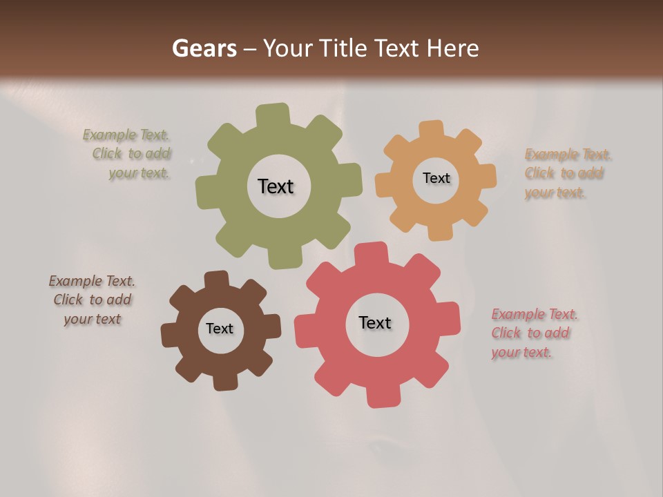 Portrait Wave Sunrise PowerPoint Template