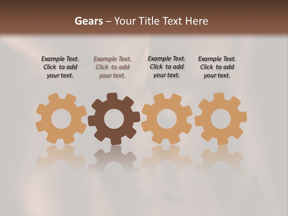 Portrait Wave Sunrise PowerPoint Template