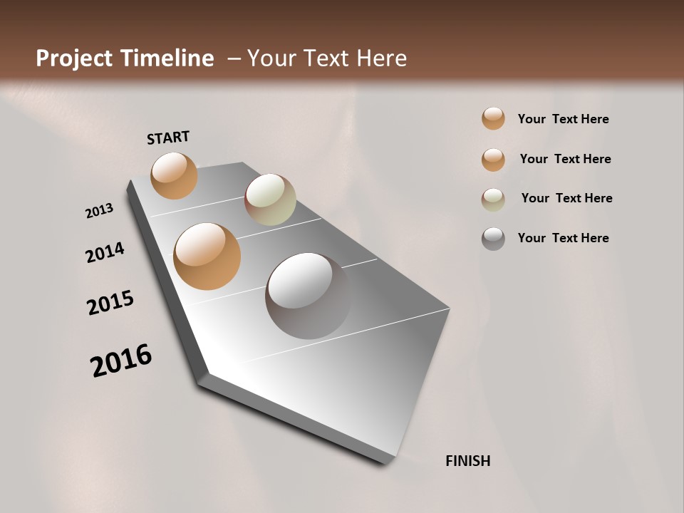 Portrait Wave Sunrise PowerPoint Template