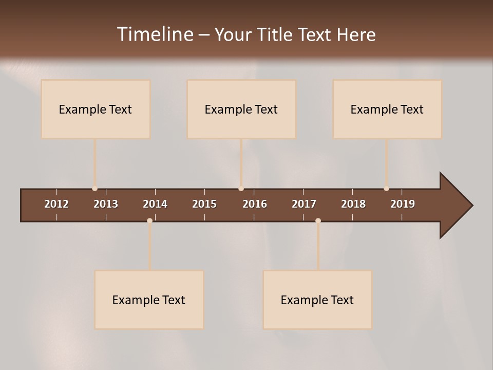Portrait Wave Sunrise PowerPoint Template