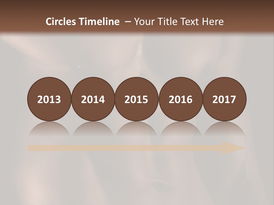 Portrait Wave Sunrise PowerPoint Template