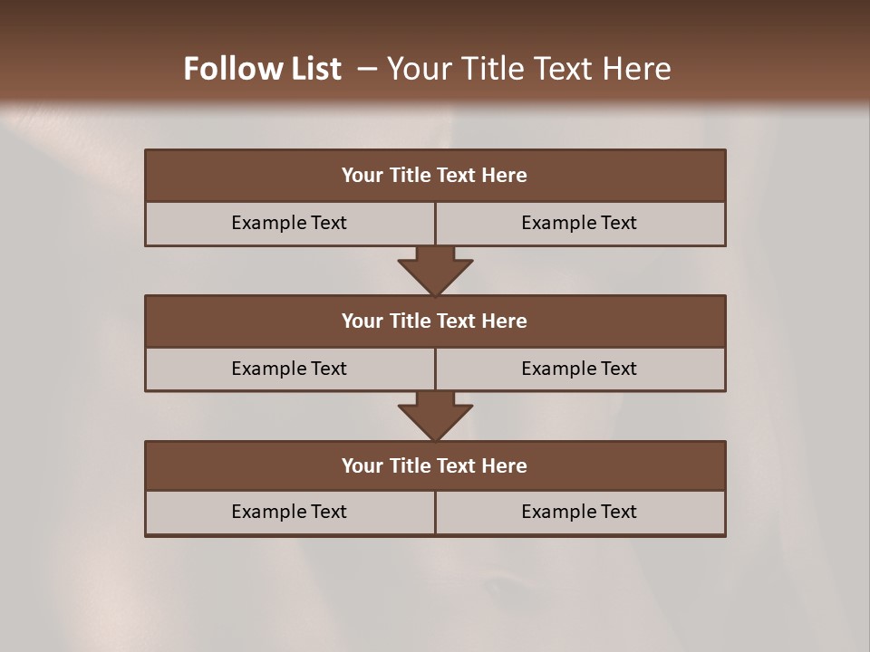 Portrait Wave Sunrise PowerPoint Template