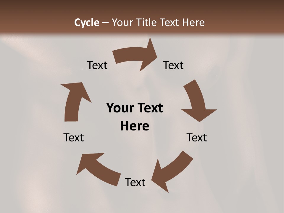 Portrait Wave Sunrise PowerPoint Template