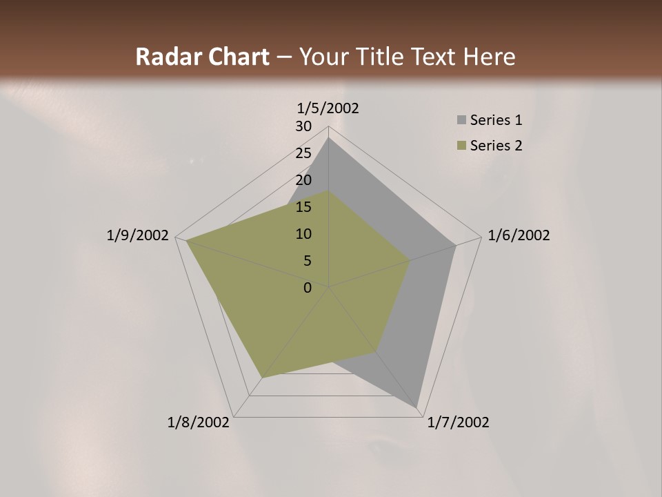 Portrait Wave Sunrise PowerPoint Template