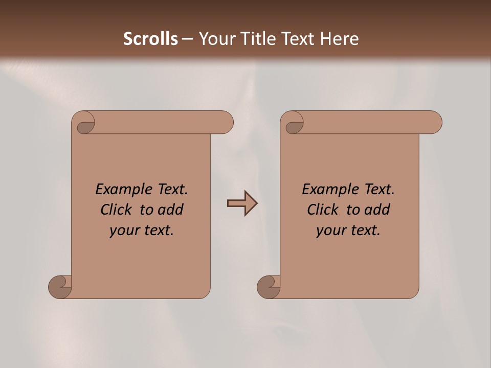 Portrait Wave Sunrise PowerPoint Template