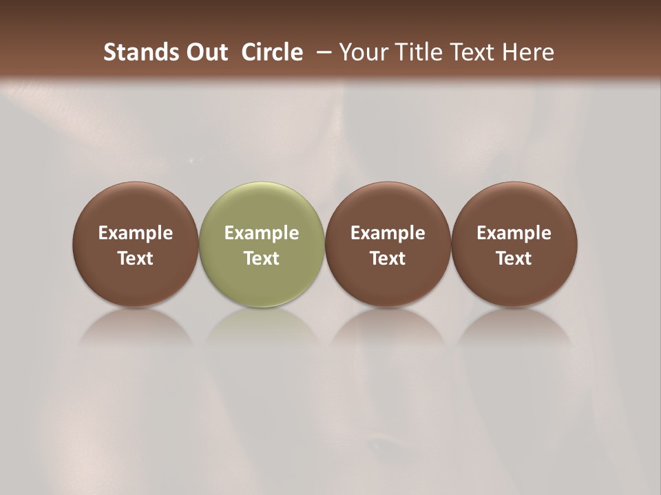 Portrait Wave Sunrise PowerPoint Template