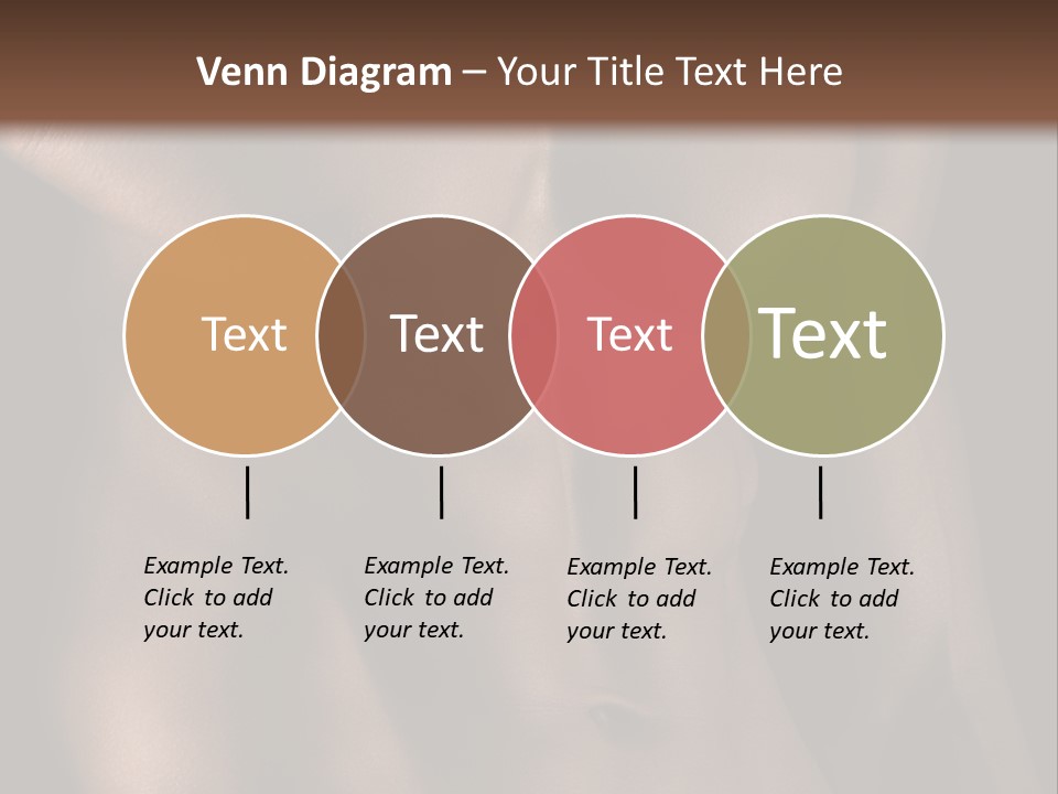 Portrait Wave Sunrise PowerPoint Template
