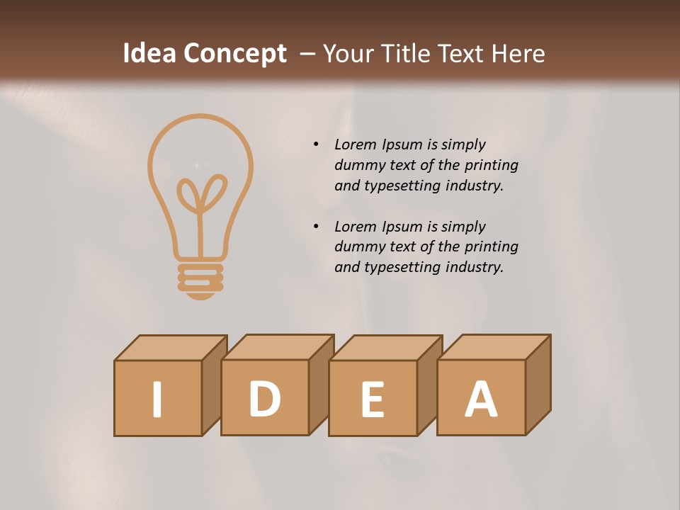 Portrait Wave Sunrise PowerPoint Template