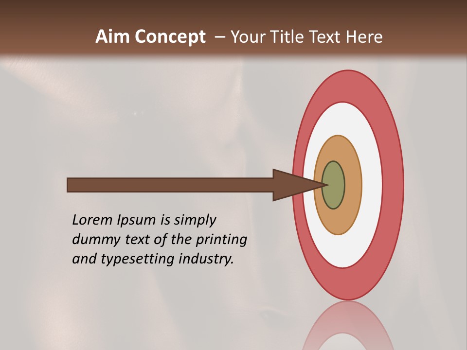 Portrait Wave Sunrise PowerPoint Template