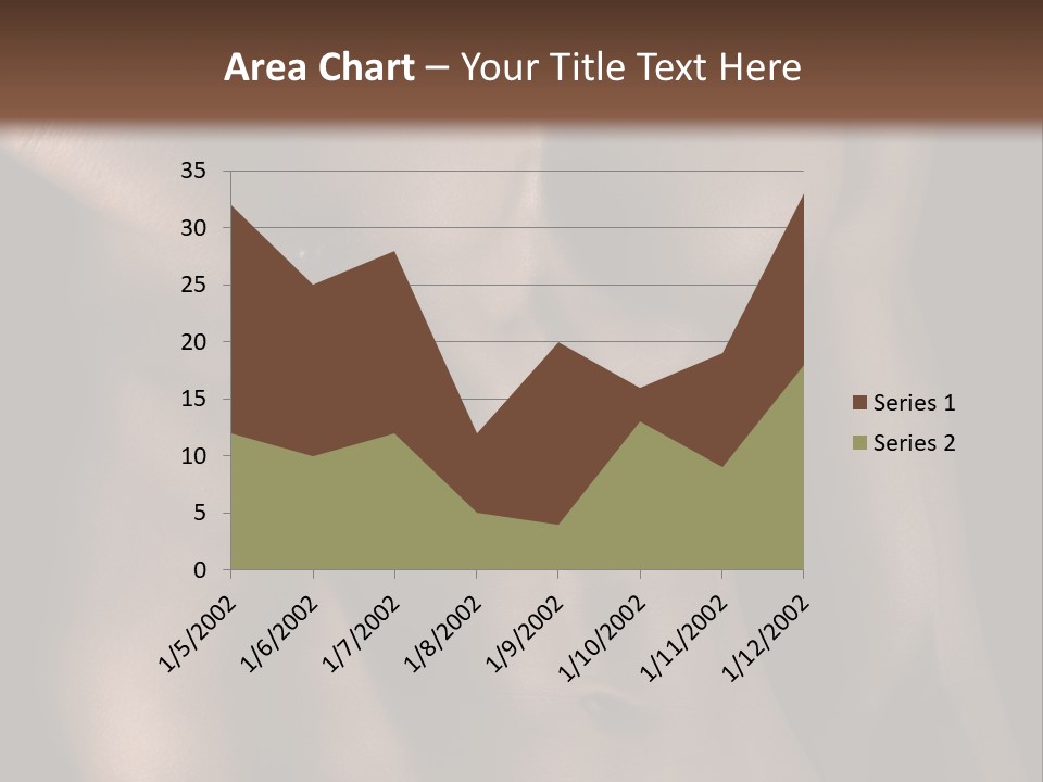 Portrait Wave Sunrise PowerPoint Template
