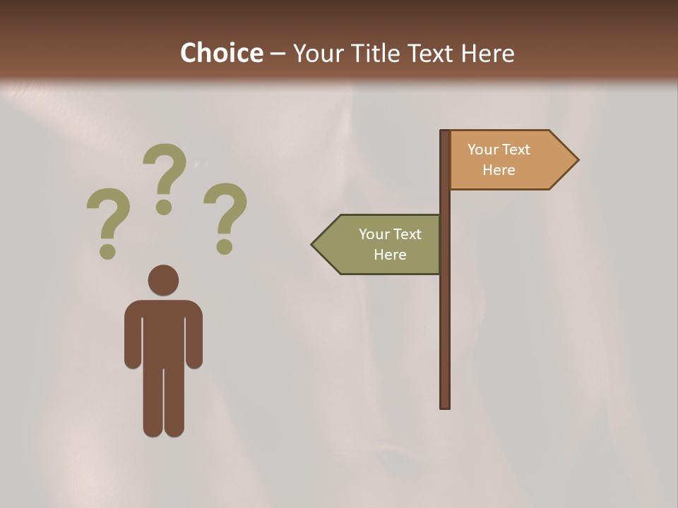 Portrait Wave Sunrise PowerPoint Template