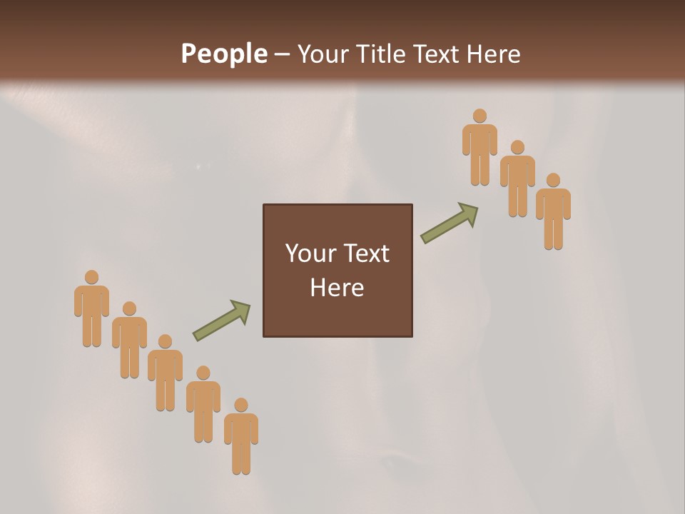 Portrait Wave Sunrise PowerPoint Template