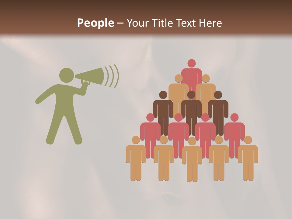 Portrait Wave Sunrise PowerPoint Template