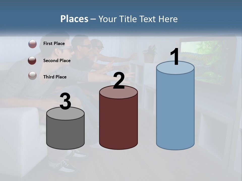 Family Caucasian Water PowerPoint Template