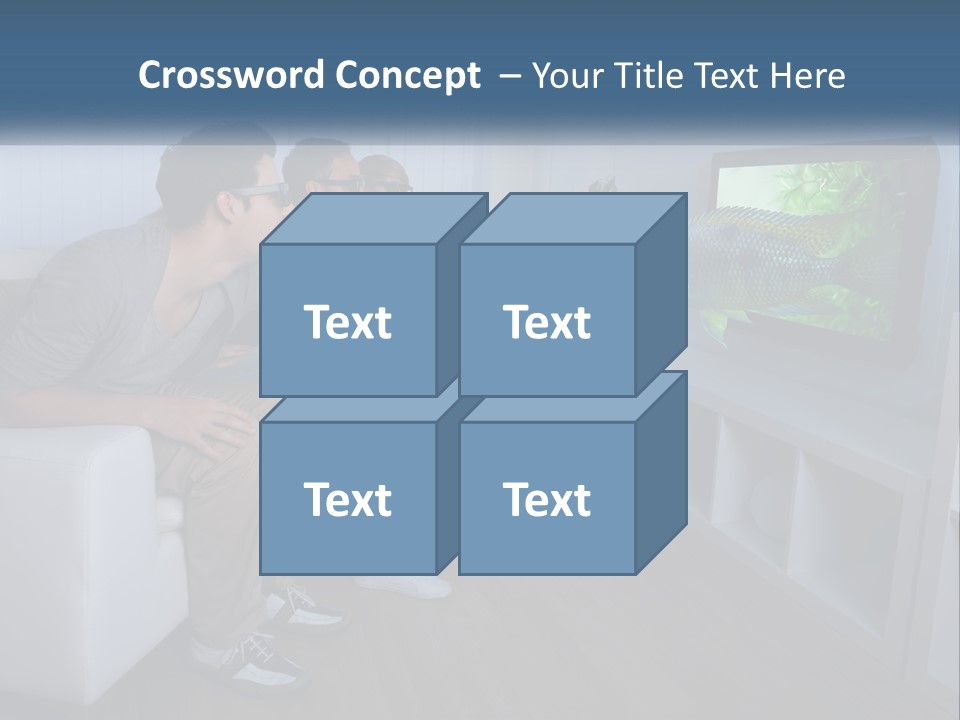 Family Caucasian Water PowerPoint Template