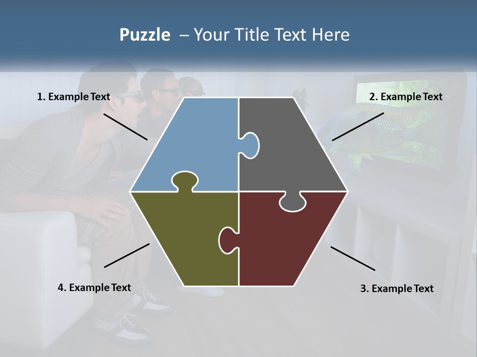 Family Caucasian Water PowerPoint Template