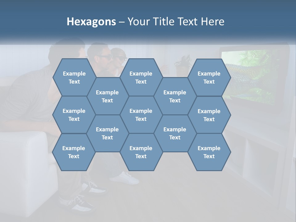 Family Caucasian Water PowerPoint Template