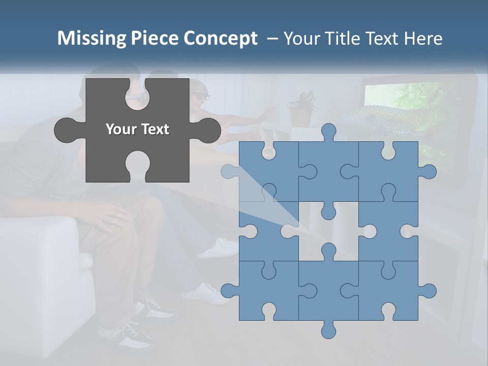 Family Caucasian Water PowerPoint Template