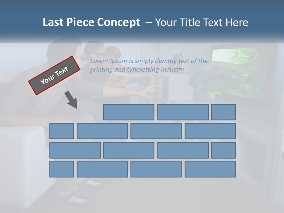 Family Caucasian Water PowerPoint Template