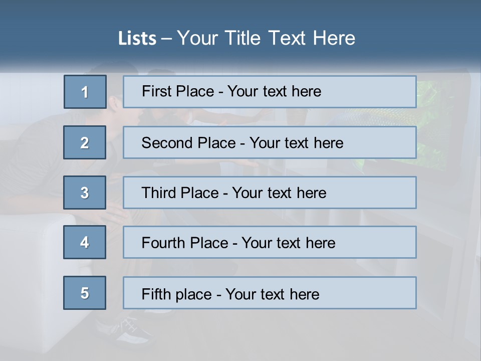 Family Caucasian Water PowerPoint Template