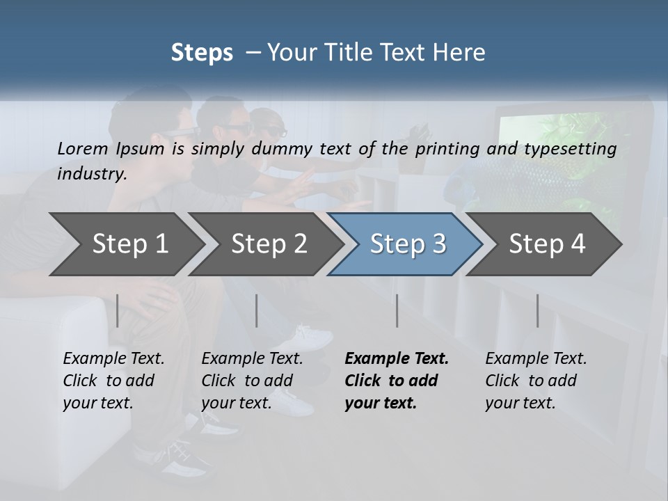 Family Caucasian Water PowerPoint Template