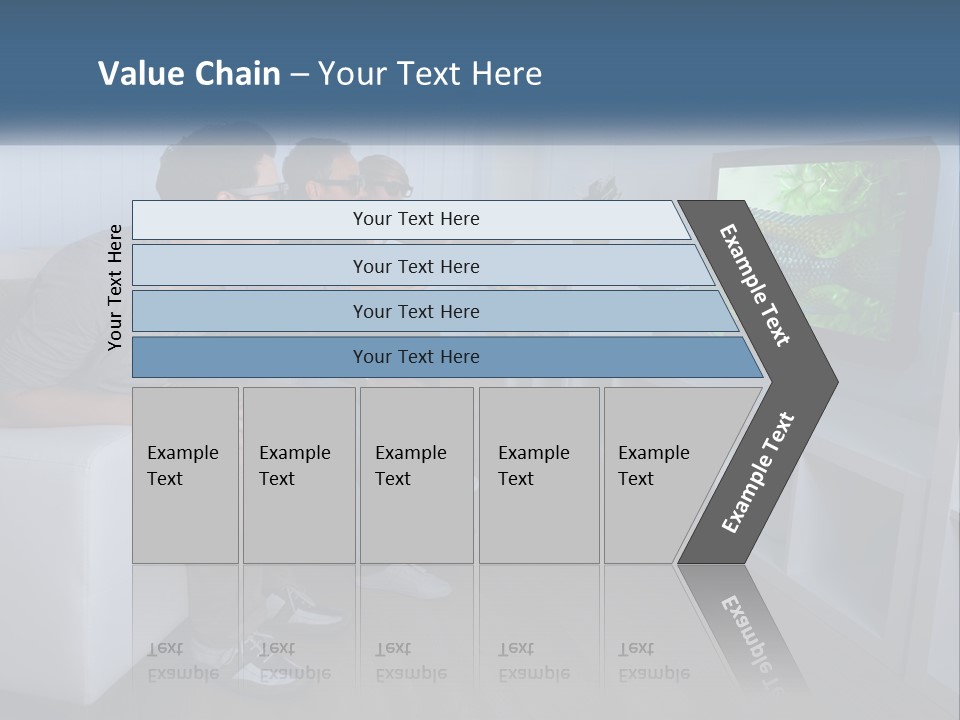 Family Caucasian Water PowerPoint Template