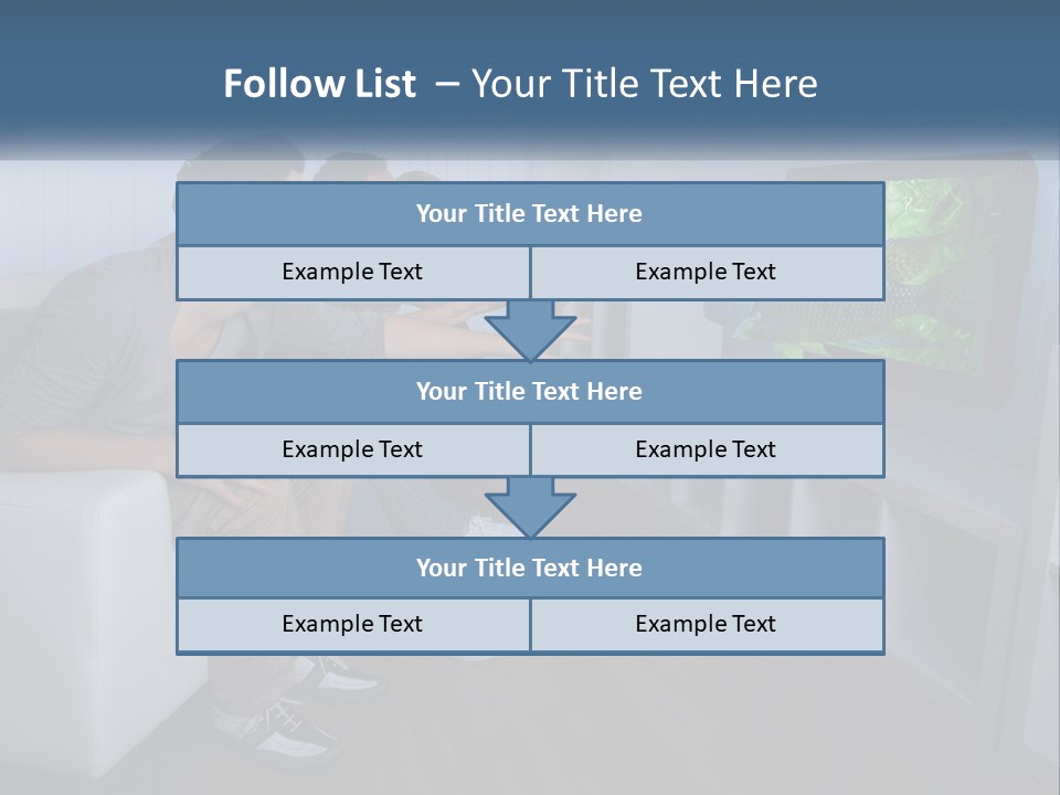 Family Caucasian Water PowerPoint Template