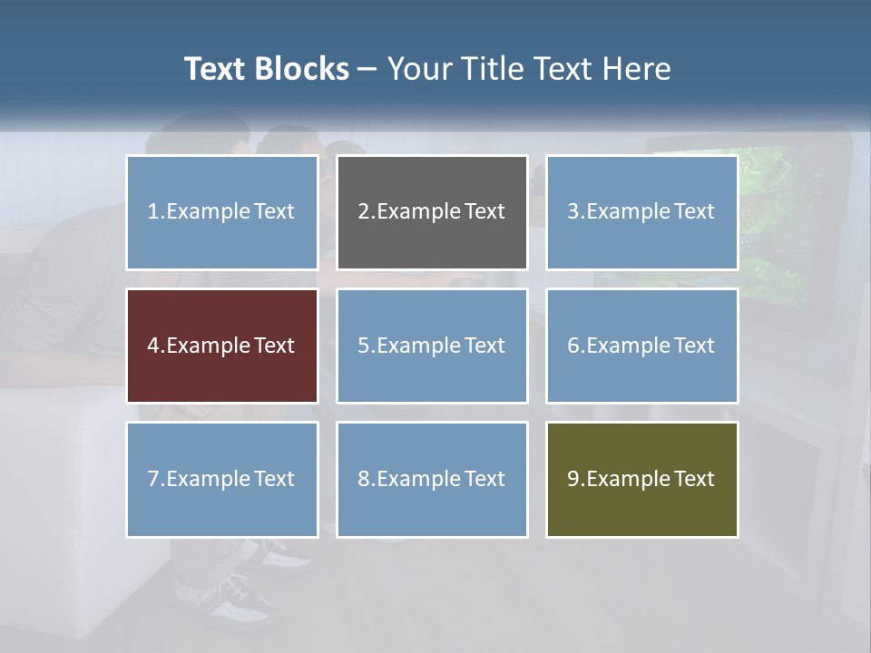 Family Caucasian Water PowerPoint Template