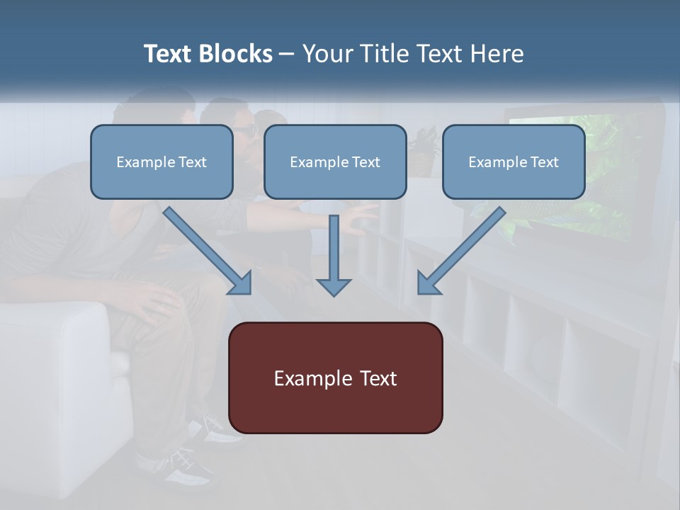 Family Caucasian Water PowerPoint Template