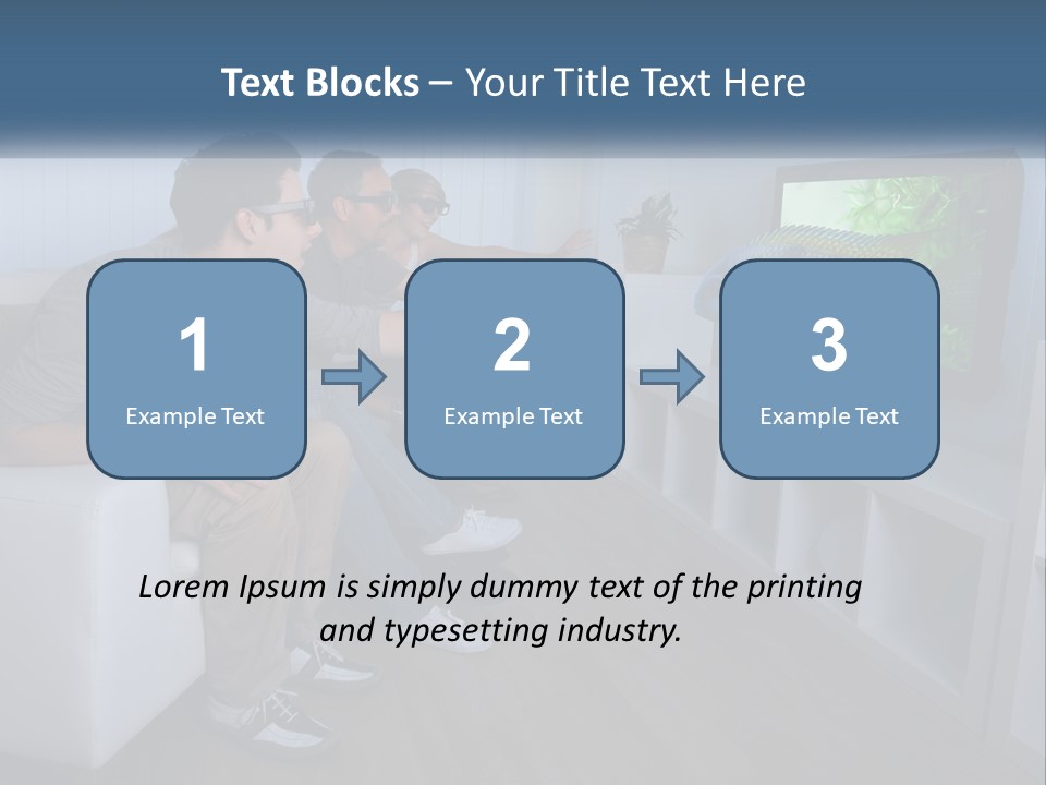 Family Caucasian Water PowerPoint Template