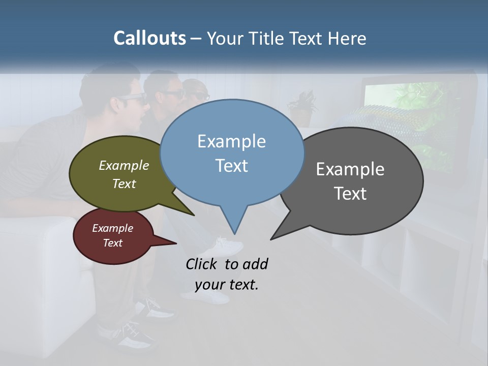 Family Caucasian Water PowerPoint Template