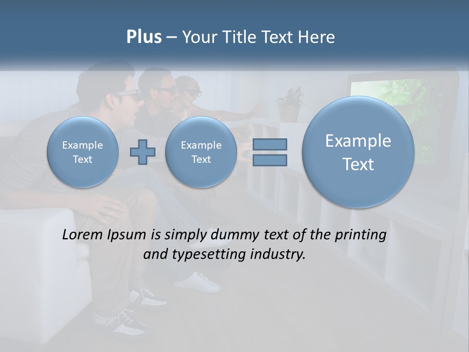 Family Caucasian Water PowerPoint Template