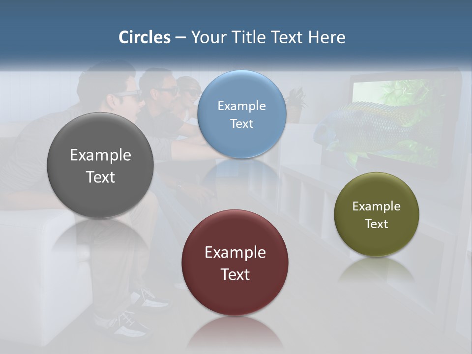 Family Caucasian Water PowerPoint Template