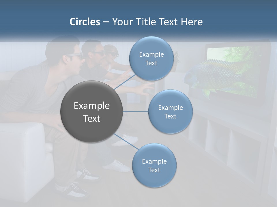 Family Caucasian Water PowerPoint Template