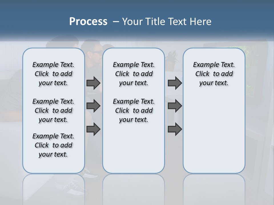 Family Caucasian Water PowerPoint Template