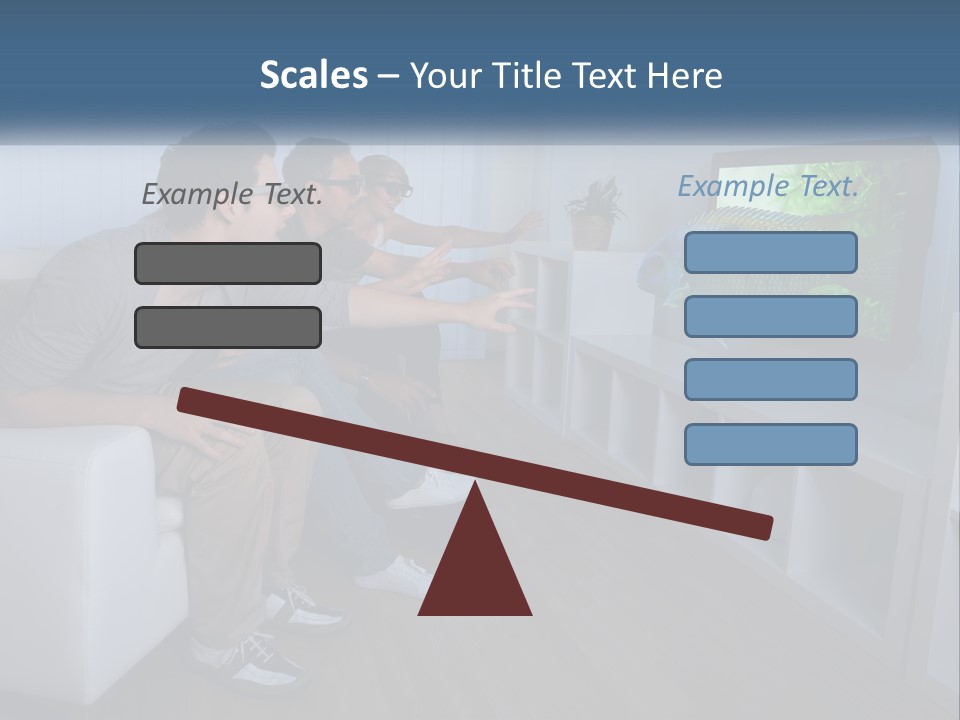 Family Caucasian Water PowerPoint Template