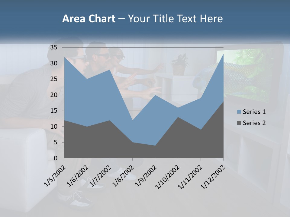Family Caucasian Water PowerPoint Template