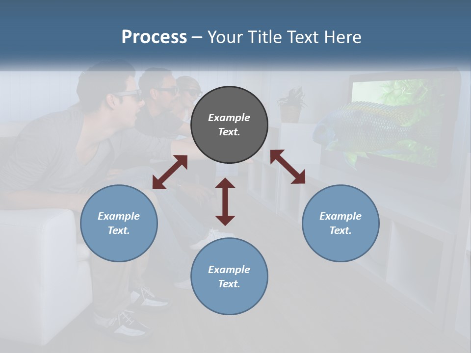 Family Caucasian Water PowerPoint Template