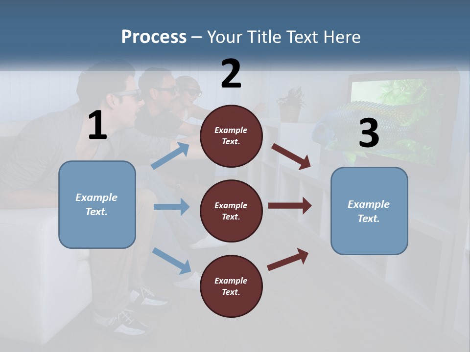 Family Caucasian Water PowerPoint Template