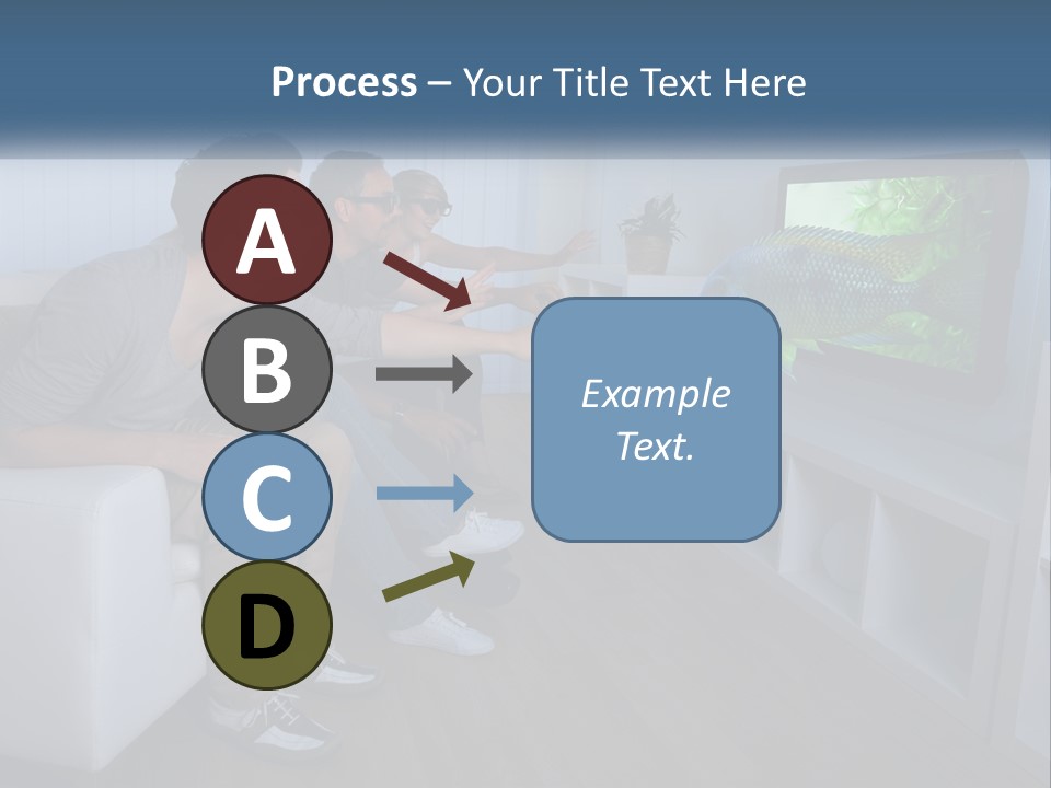 Family Caucasian Water PowerPoint Template
