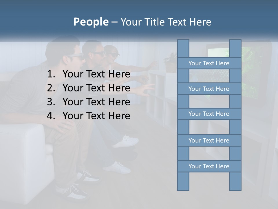 Family Caucasian Water PowerPoint Template