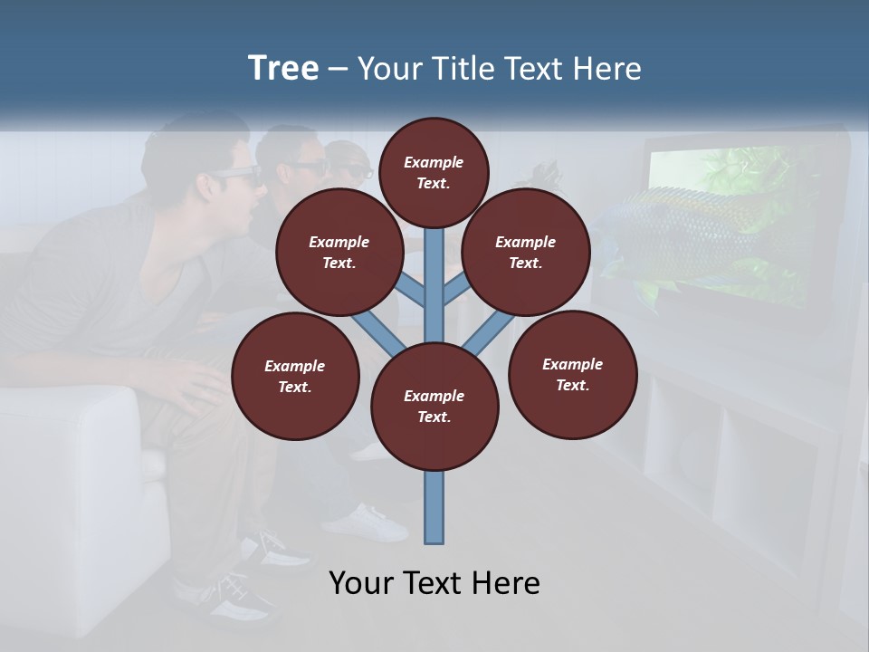 Family Caucasian Water PowerPoint Template