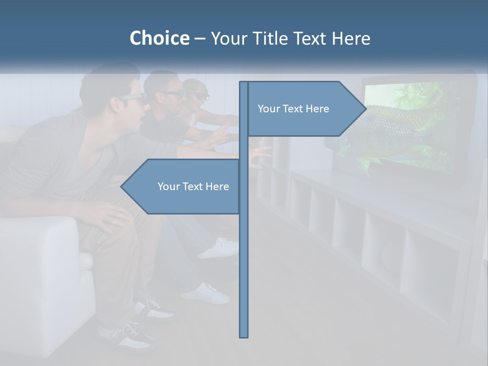 Family Caucasian Water PowerPoint Template