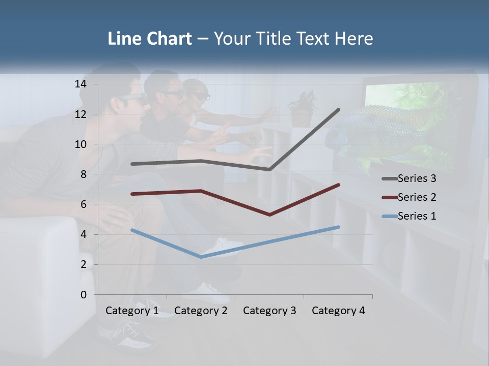 Family Caucasian Water PowerPoint Template