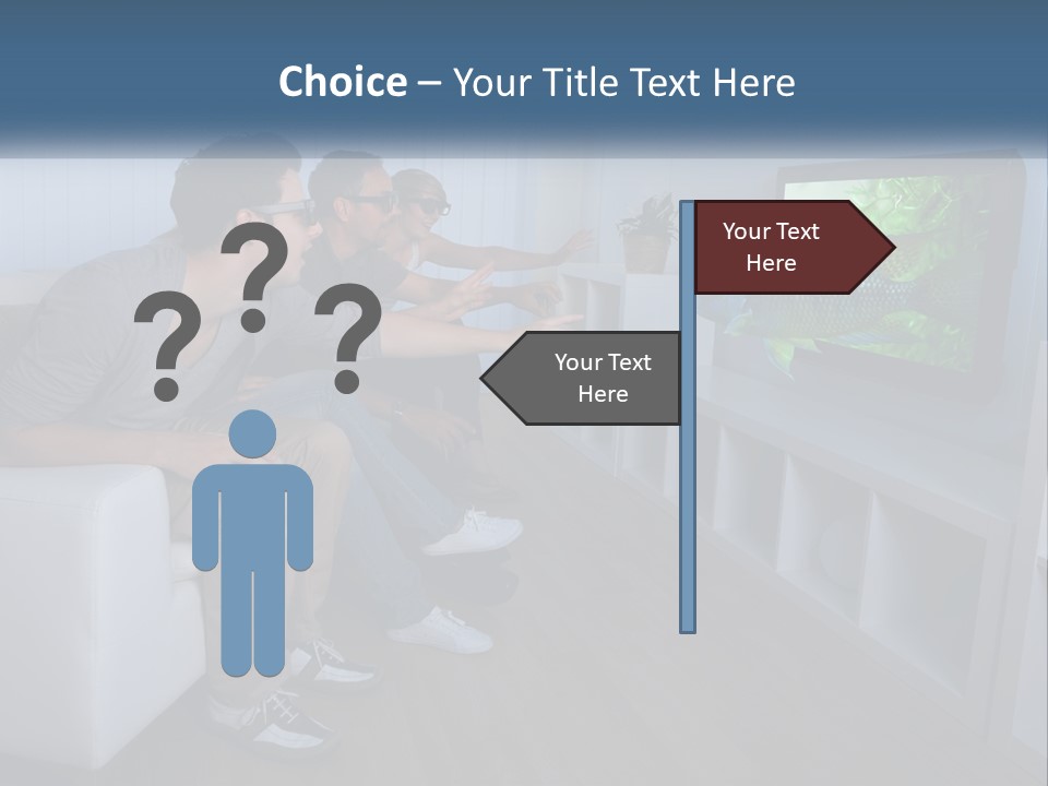 Family Caucasian Water PowerPoint Template