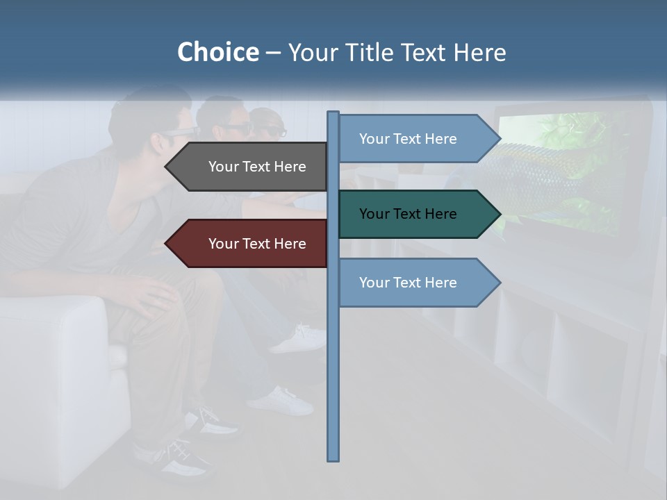 Family Caucasian Water PowerPoint Template