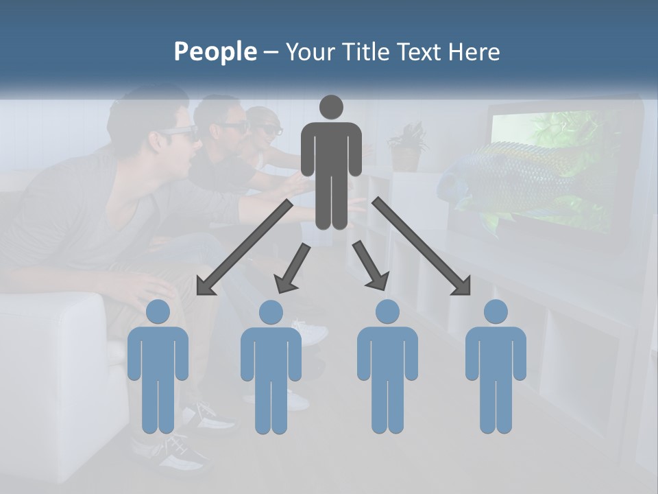 Family Caucasian Water PowerPoint Template