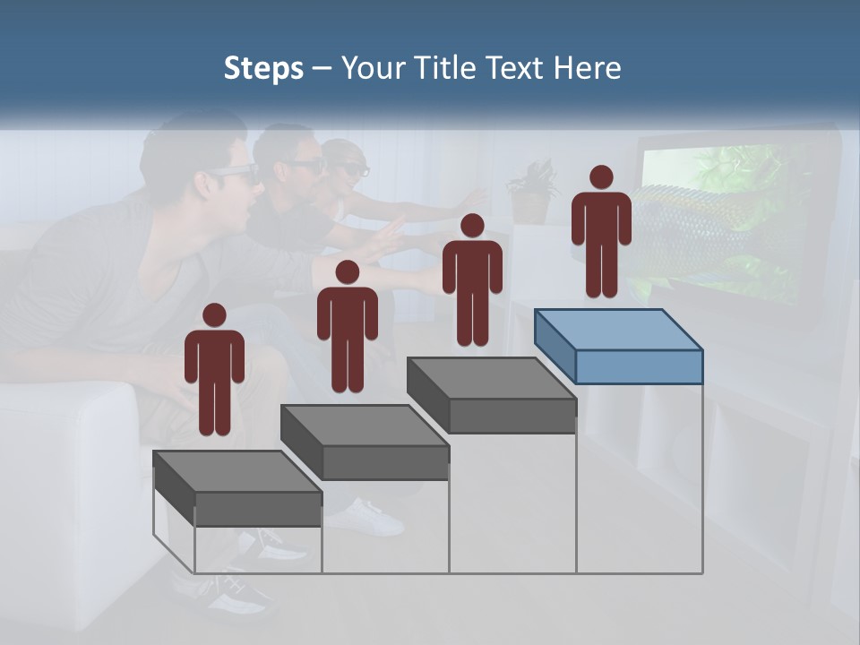 Family Caucasian Water PowerPoint Template