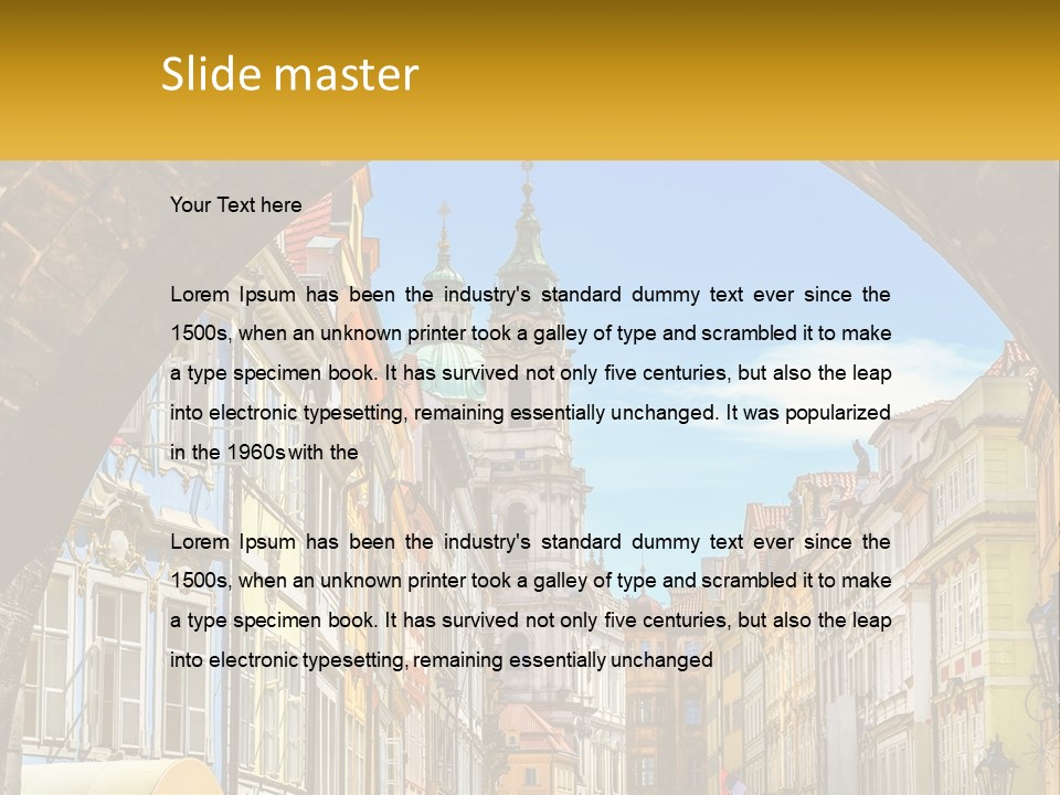 Elderly Wave Daughter PowerPoint Template