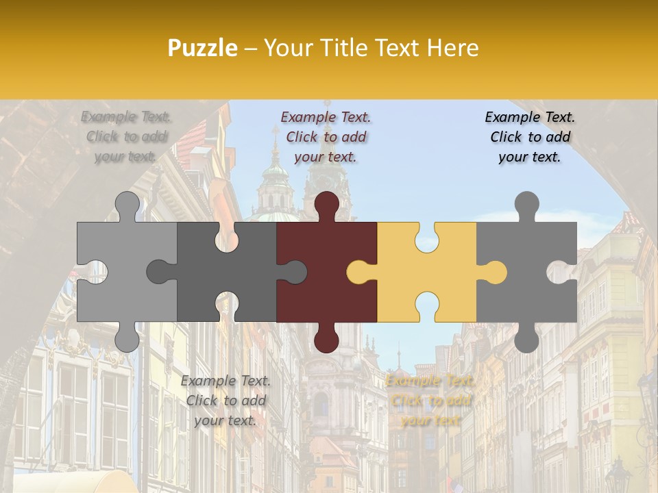 Elderly Wave Daughter PowerPoint Template